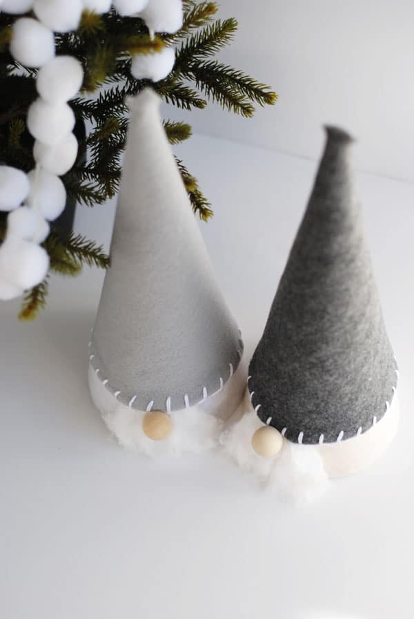 DIY Nordic Felted Christmas Gnomes Diycandy