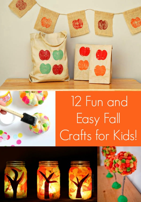 12 Fun Fall Crafts For Kids - the Ultimate List - DIY Candy