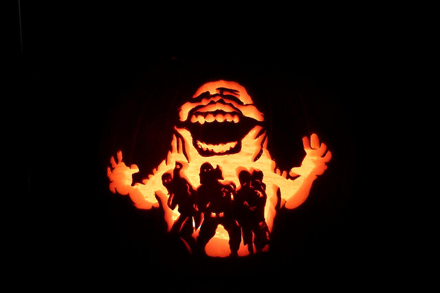 ghostbusters pumpkin stencil