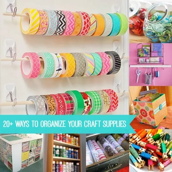 How To Organize Craft Supplies 20 Ideas Diy Candy