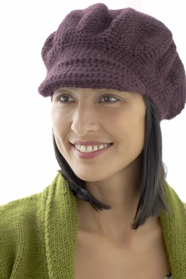 knit hat with brim pattern free