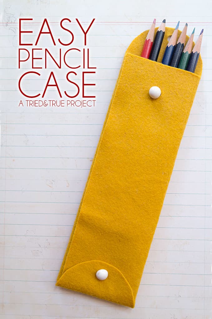 Hand Sewn Pencil Case in Minutes (Easy DIY)
