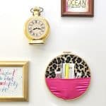 No sew embroidery hoop wall organizer