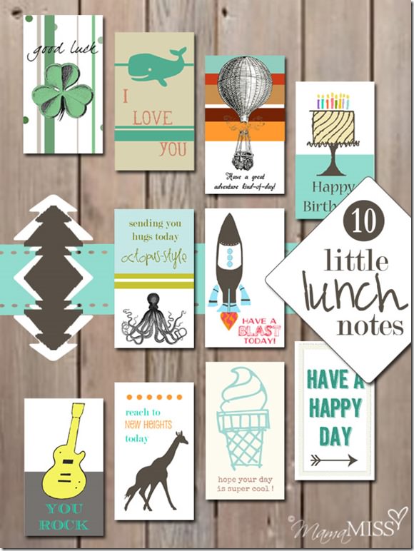 lunch box notes free printable oh so pretty