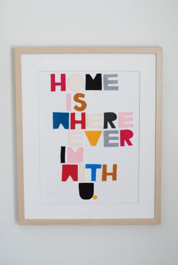 How to Make Song Lyric Art for Your Wall - DIY Candy