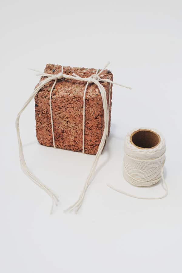 3 - tying brick with string