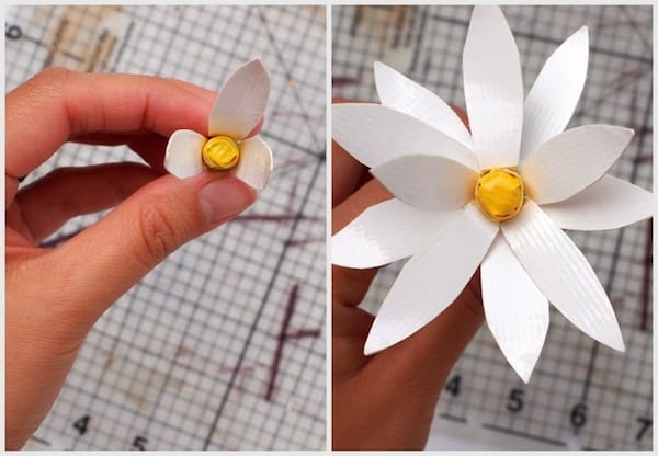 duct tape flower