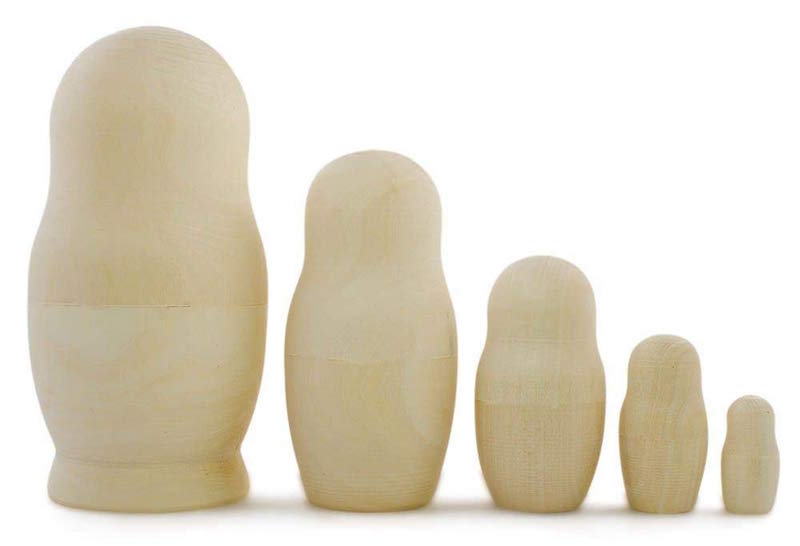 DIY Modern Stacking Dolls You Decorate Yourself DIY Candy