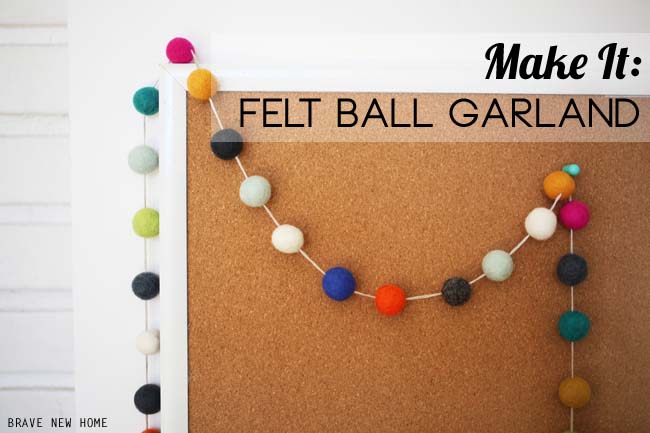 how to make felt balls from felt scraps