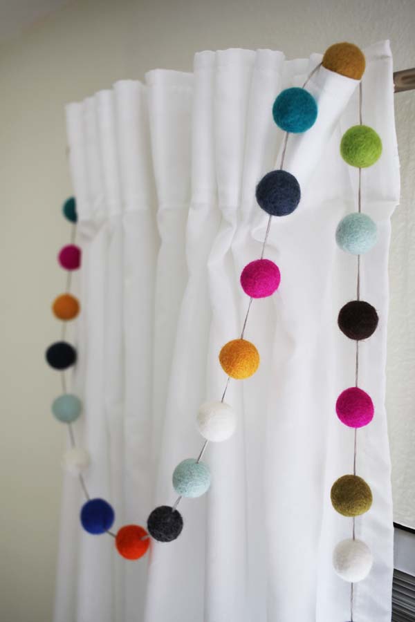 how to make felt balls from felt scraps