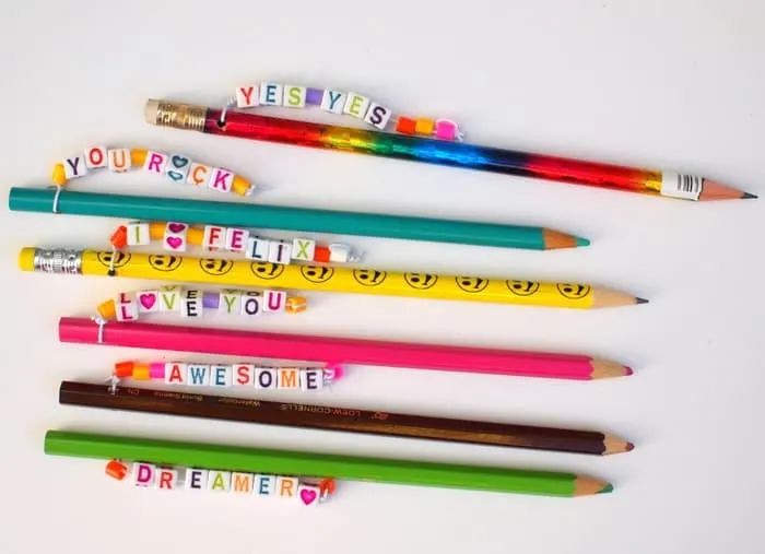 pencil toppers for kids to make