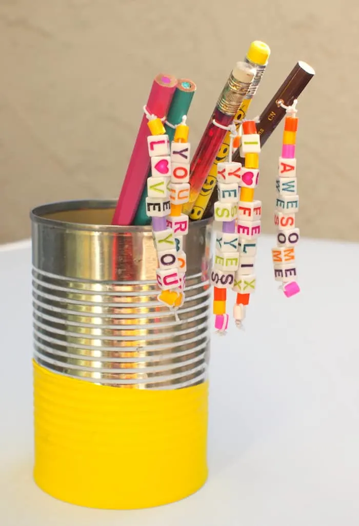 Cute and Easy Personalized Pencil Toppers