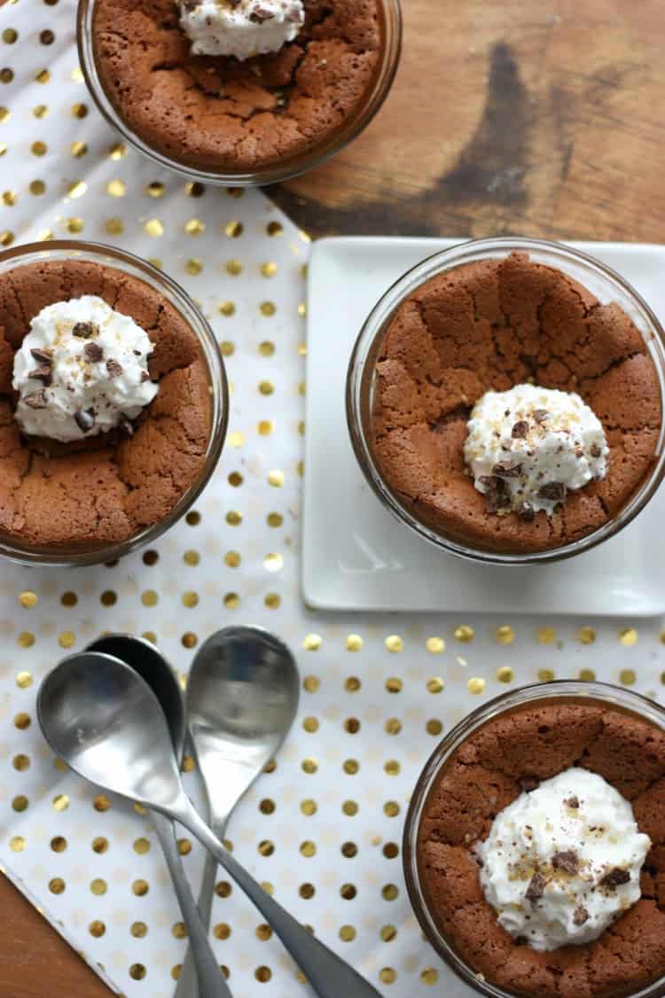 Baked Chocolate Pudding Cups Recipe