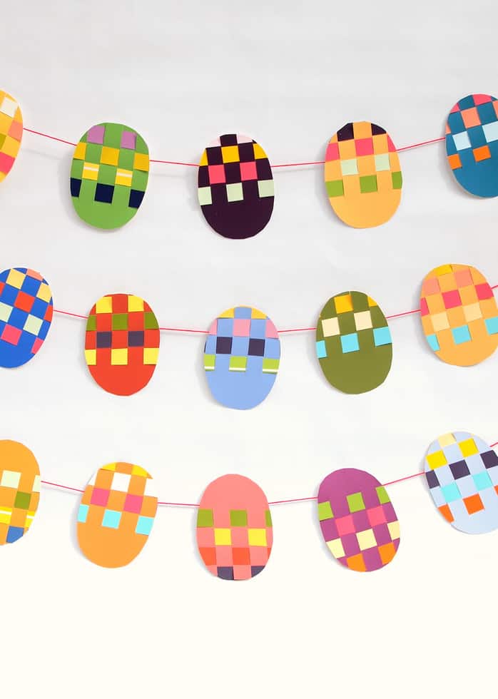 DIY Easter Egg Banner Kids Can Make!