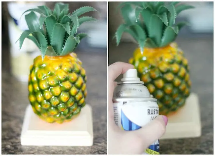 DIY Pineapple Bookends You Need on Your Shelf - DIY Candy