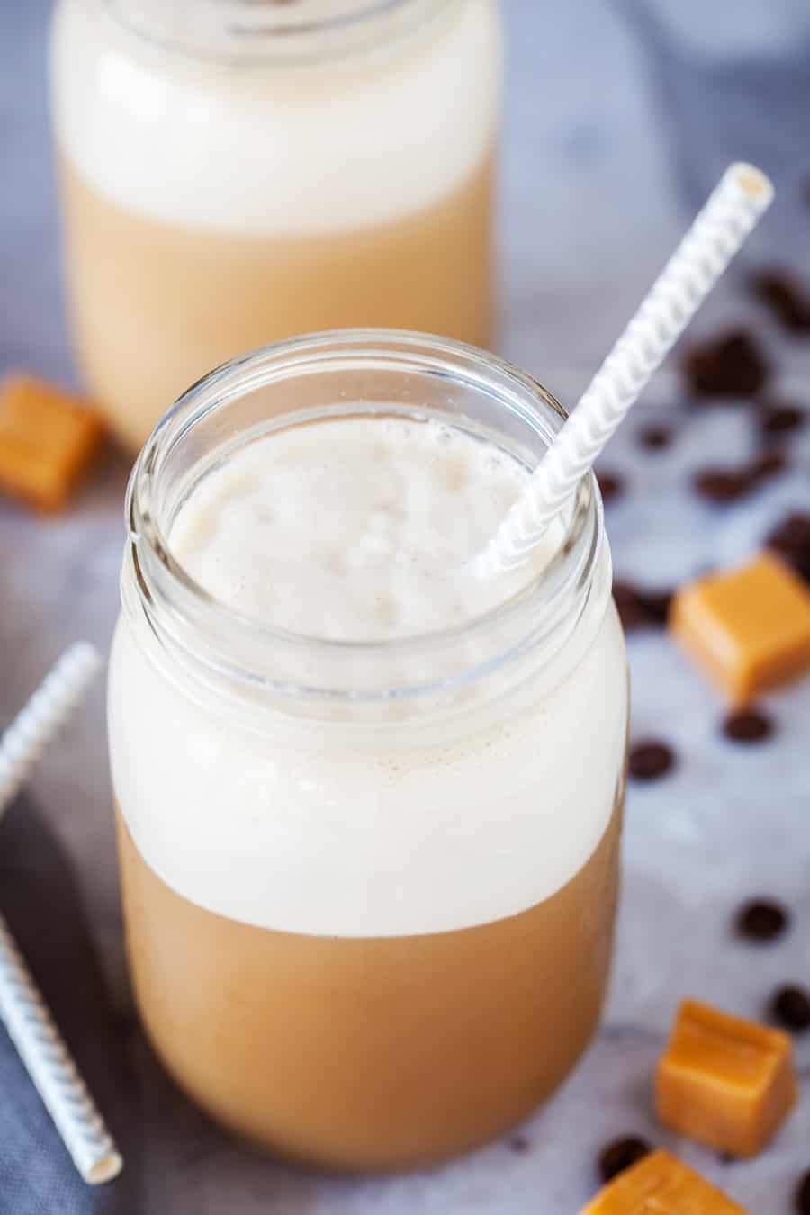 Vanilla Caramel Iced Coffee Recipe - DIY Candy