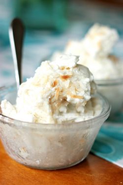 EASY Coconut Ice Cream Recipe (Three Ingredients! - DIY Candy