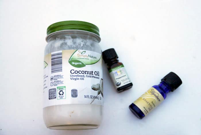 Overnight Coconut Oil Hair Mask Supplies