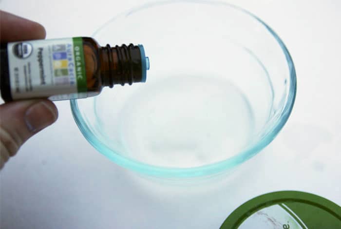 Overnight coconut oil hair mask - add the essential oils
