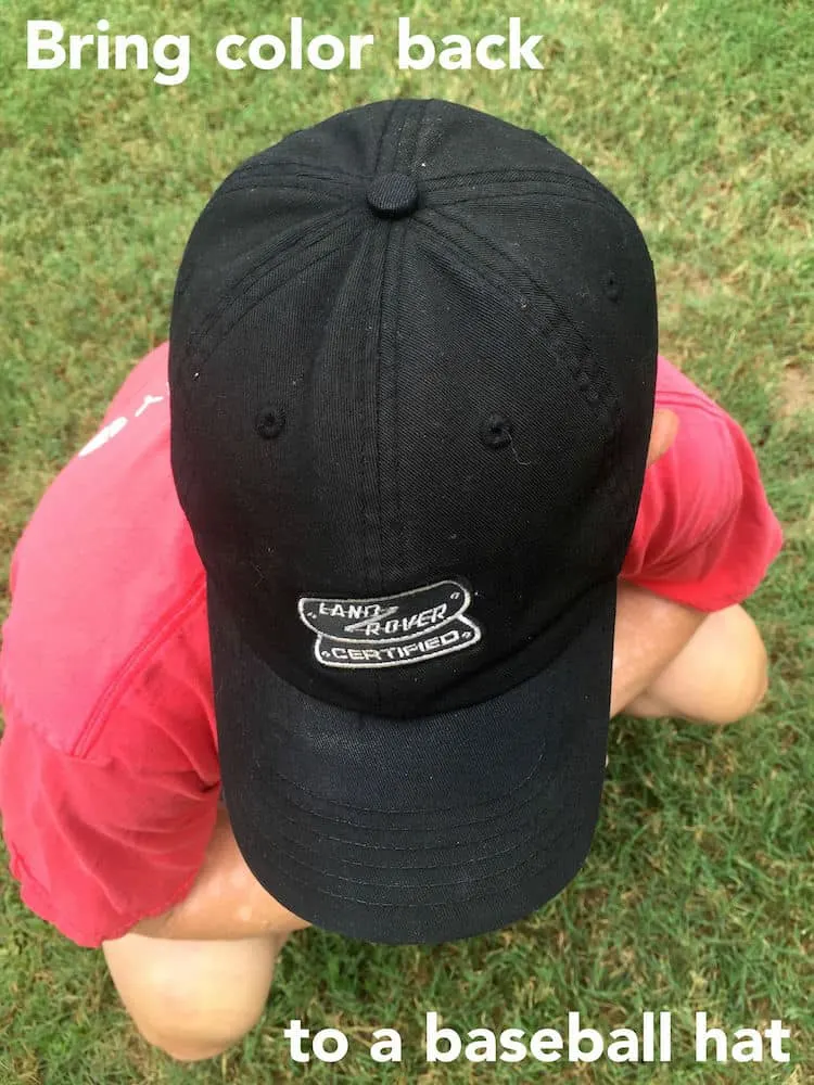 How to Dye a Baseball Hat That Has Faded - DIY Candy