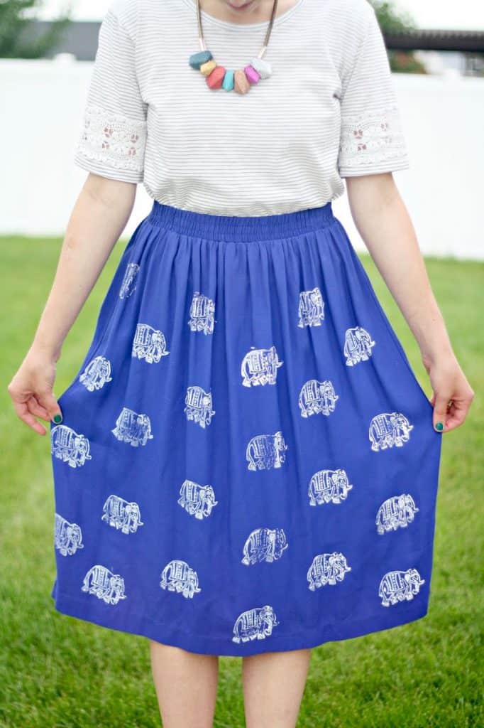 Fabric Stamping Gives New Life to Old Clothing - DIY Candy