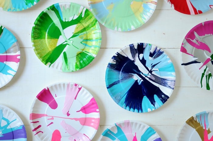 DIY Spin Art Machine with a Salad Spinner - DIY Candy