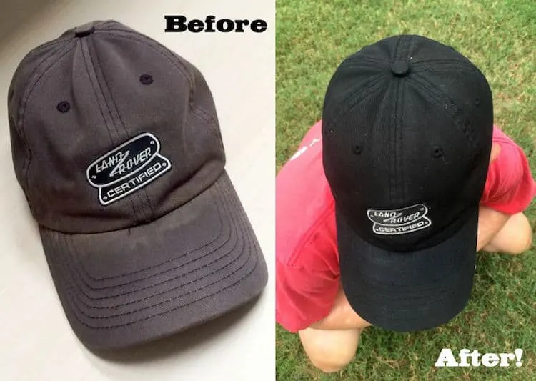 How To Dye A Baseball Hat That Has Faded Diy Candy