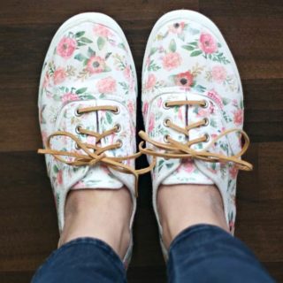 These DIY Canvas Shoes Are the Cutest Ever