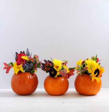 DIY Mini Pumpkin Vase for Your Fall Decor - DIY Candy