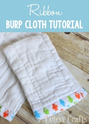 How to Make Baby Burp Cloths (an Easy DIY!) - DIY Candy