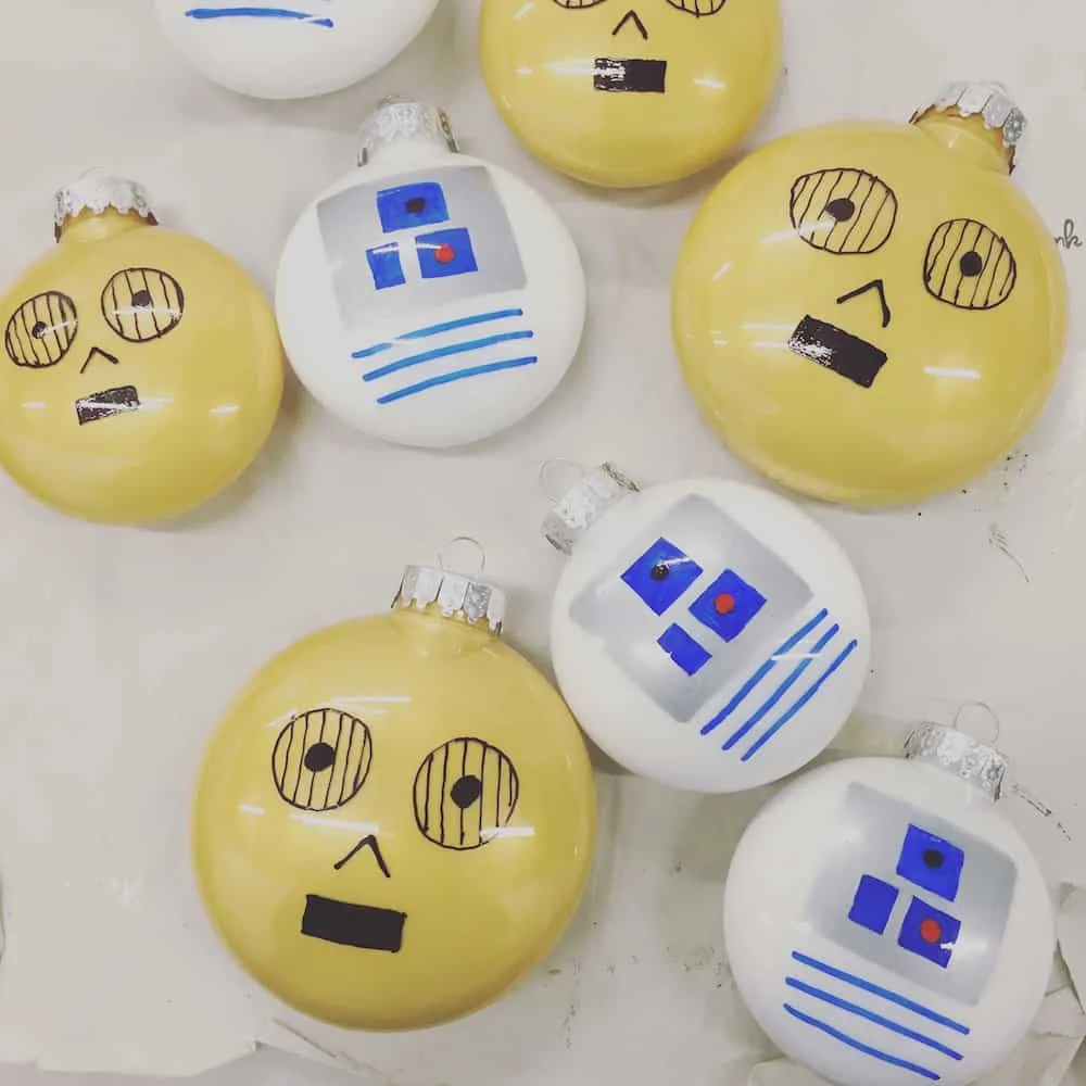 Star Wars Christmas Ornaments DIY – The Reaganskopp Homestead