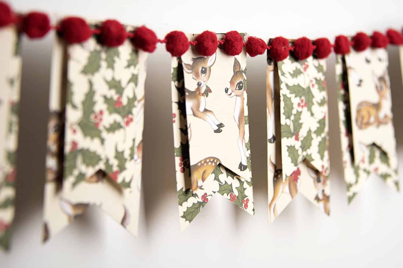 banner diy christmas Banner DIY Vintage DIY Candy   Christmas Deer