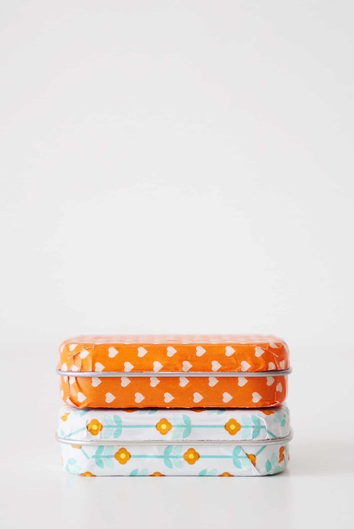 Altoids tin crafts - decorating with washi tape