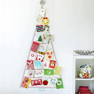 How to make a washi tape alternative Christmas tree
