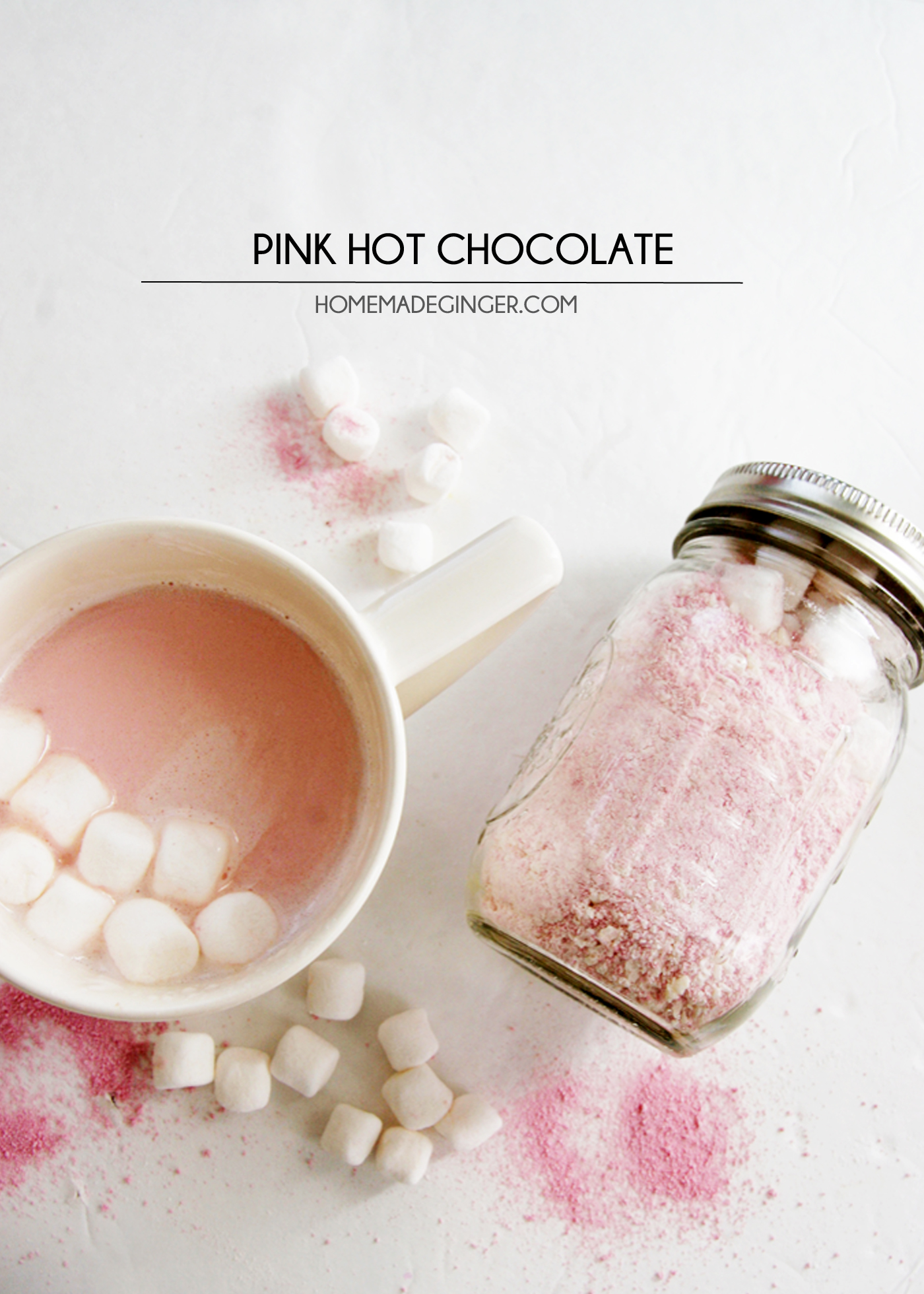 Best And Easiest Pink Hot Chocolate Recipe Diy Candy 