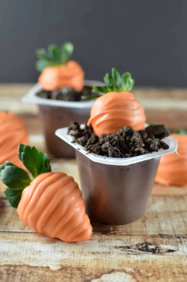 Carrot Oreo Dirt Cups