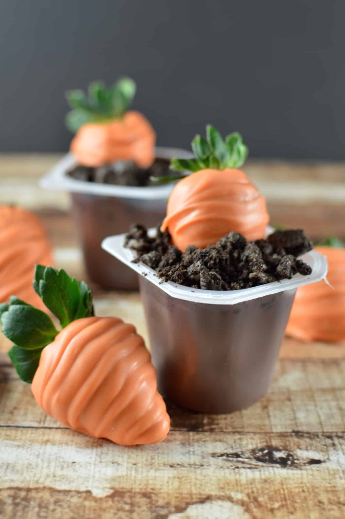 EASTER DIRT PUDDING CUPS + WonkyWonderful