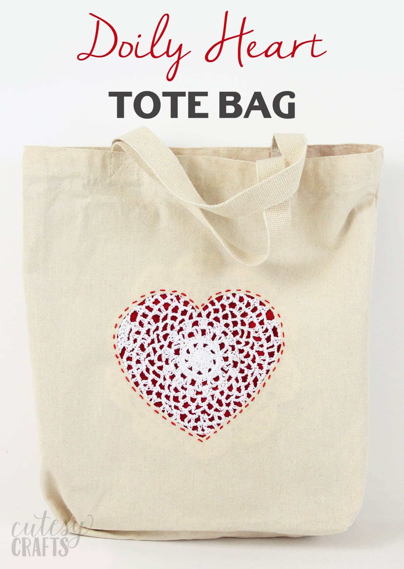 Pretty DIY Tote Bag with Reverse Appliqué