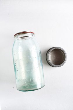 Vintage mason jar grown imperial