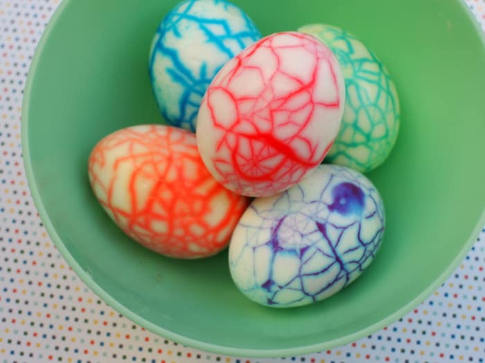 rainbow easter eggs