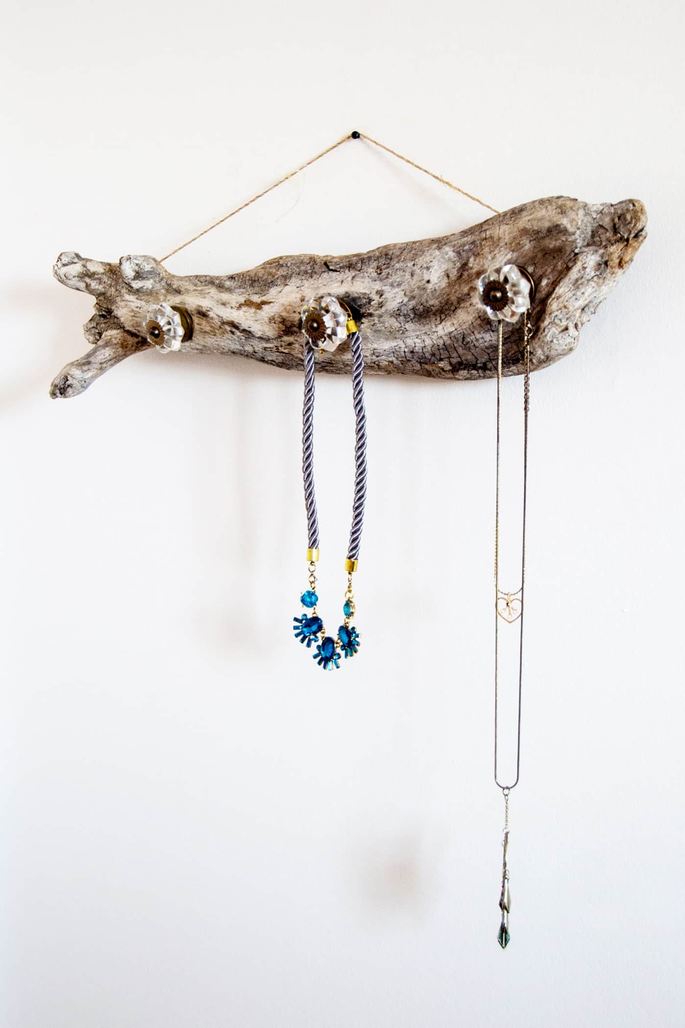 Handmade Driftwood Jewelry Hanger