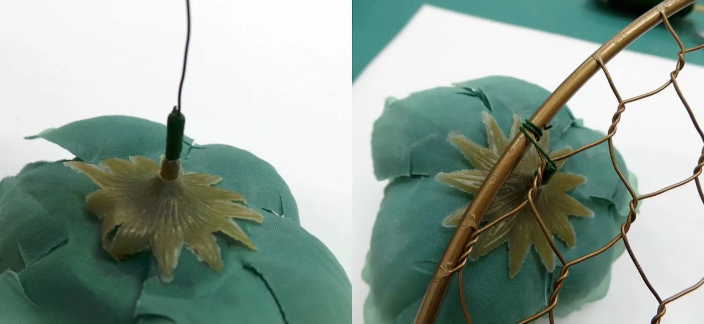 Hanging Photo Frame Decorated with Flowers - DIY Candy