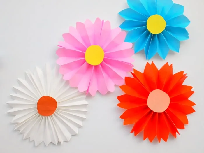 flowers made of paper