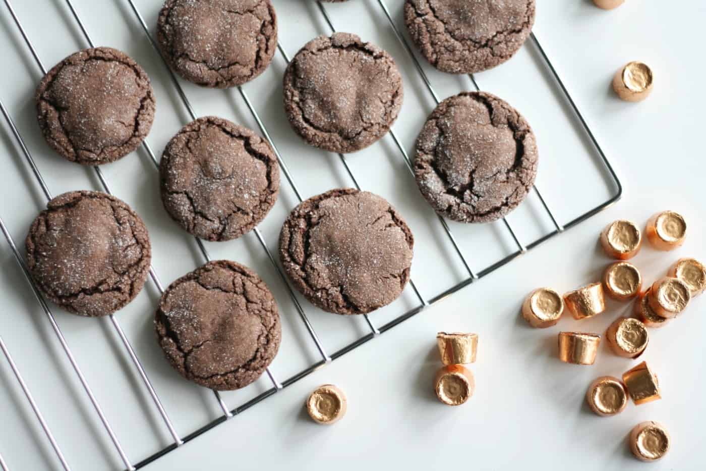 Rolo cake mix cookies