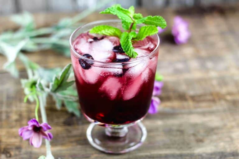 Cherry Vodka Sour with Mint - DIY Candy