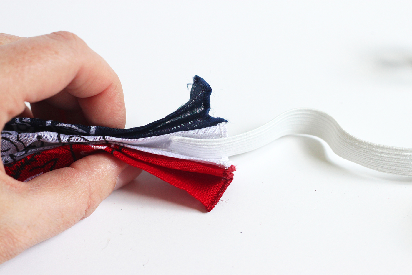 Red White And Blue Bandana Headbands Diy Candy