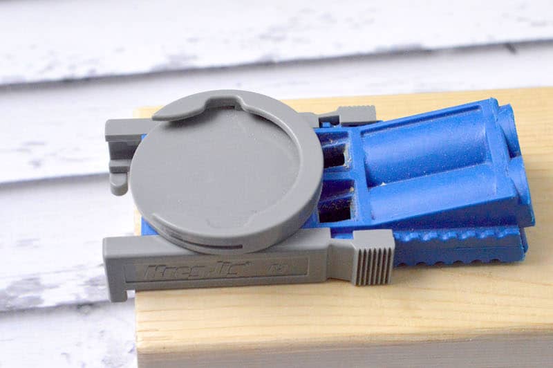 Pocket hole jig - clamp portion