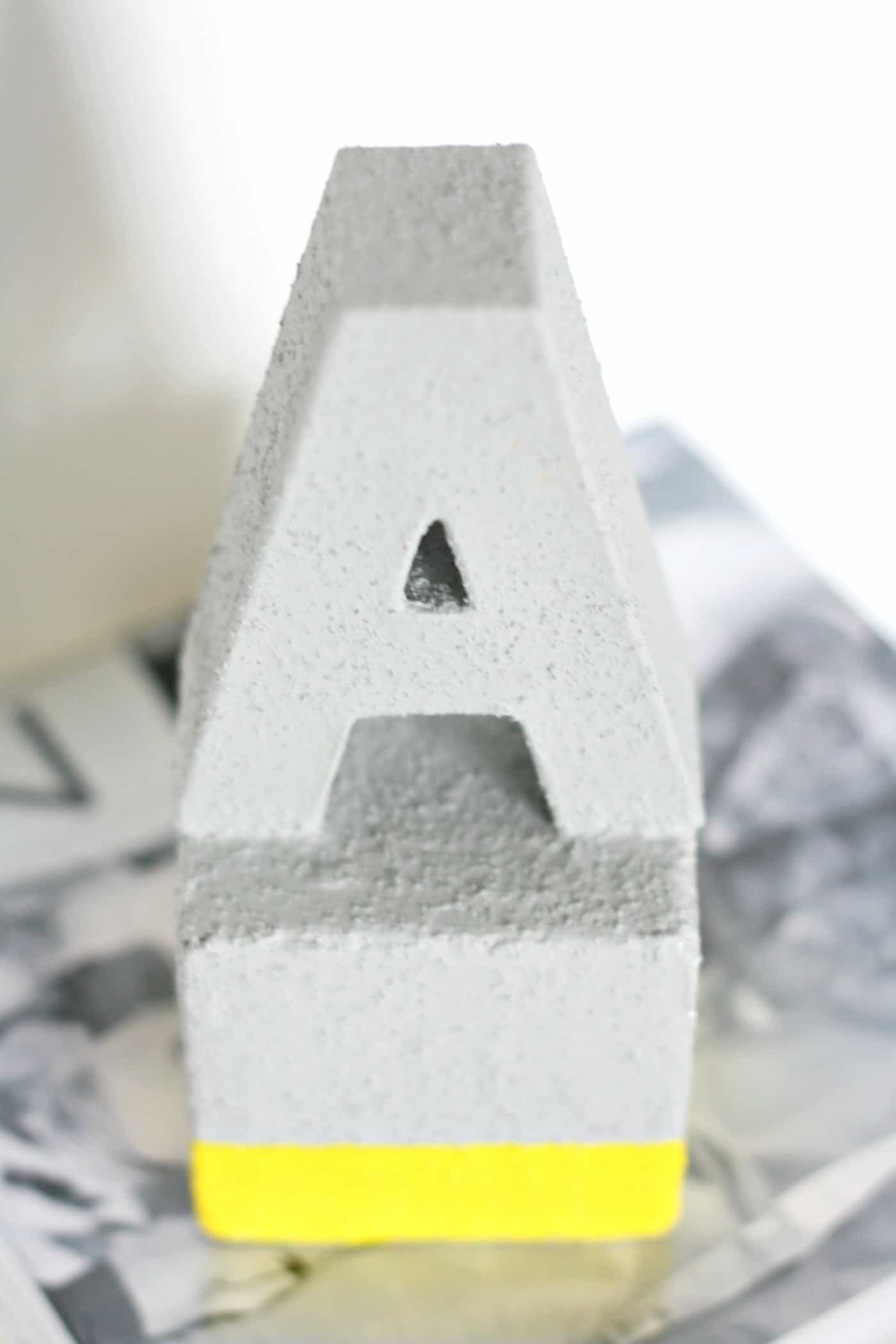 Faux Concrete DIY Book Ends - DIY Candy