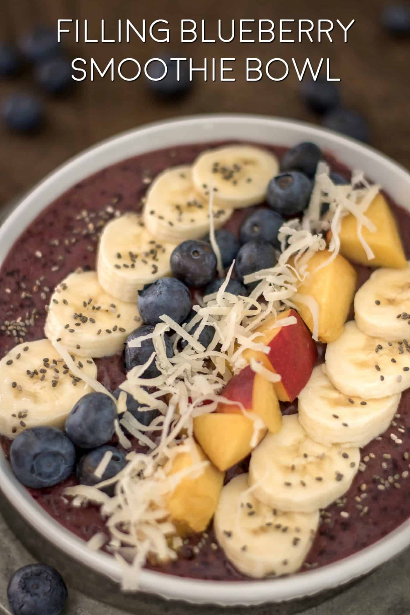 If you wish you could eat ice cream for breakfast, you'll love a smoothie bowl! It's healthy and filling with delicious fresh fruits. Nom nom!