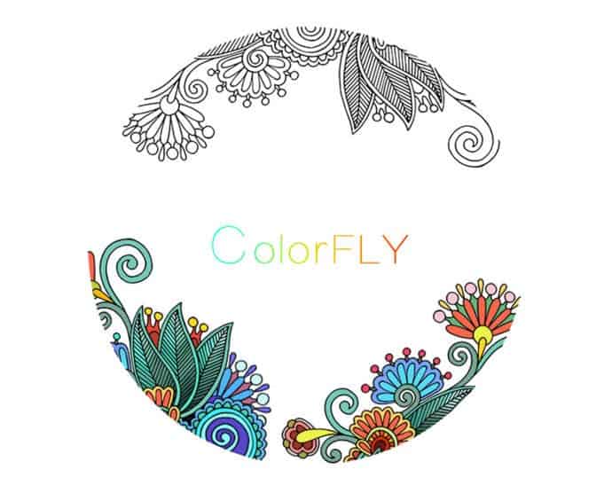 Coloring apps for adults - Colorfly